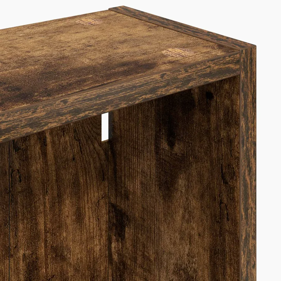 Armoire murale de salle de bain Chêne Fumé 30 x 14 x 70 cm - 9