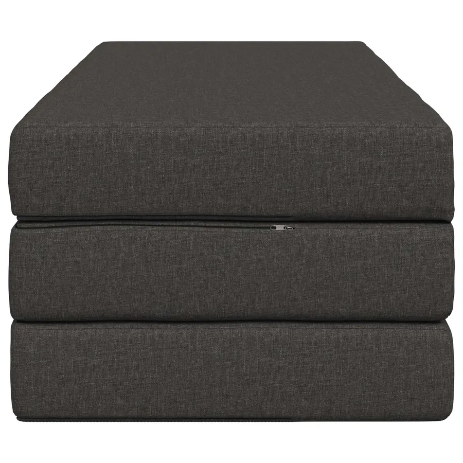 Canapé-lit pliable 140 x 67 x 45 cm Gris foncé - 4