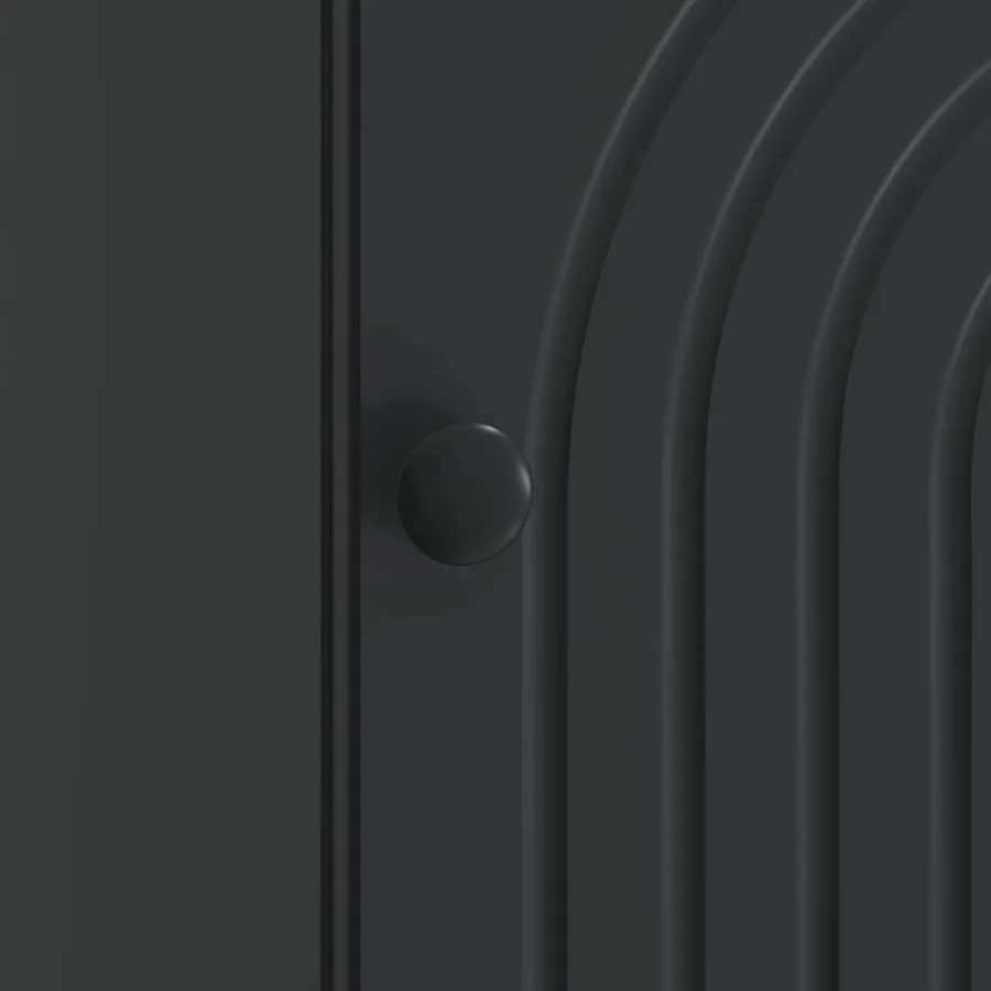 Cabinet de chevet 2 pcs Noir 43 x 34,5 x 50 cm - 10
