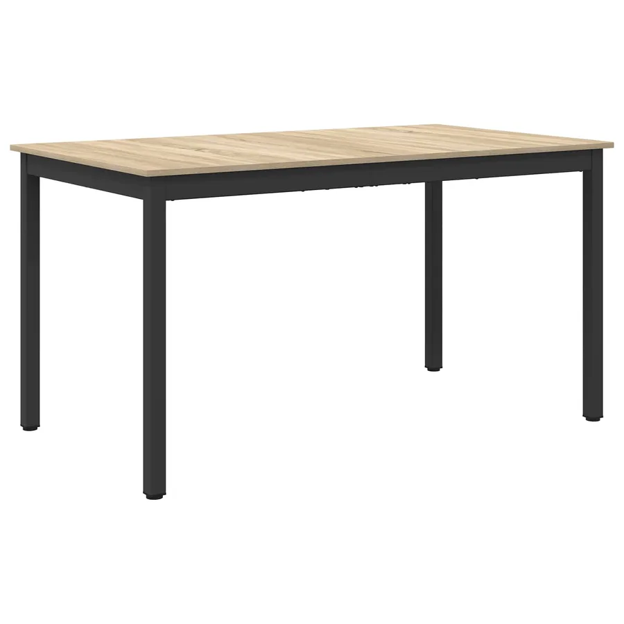 Table de salle à manger / Table de repas 140 x 80 x 75 cm MÉTAL - 2