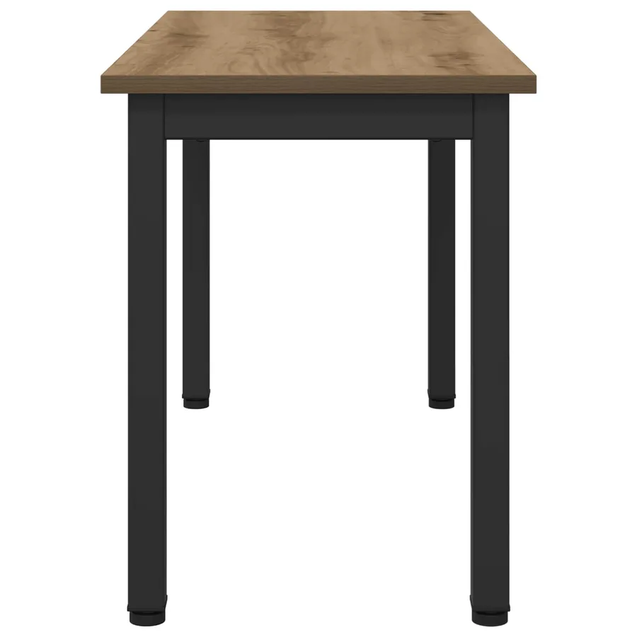 banc Chêne artisan 80 x 35 x 45 cm Bois d'ingénierie - 6