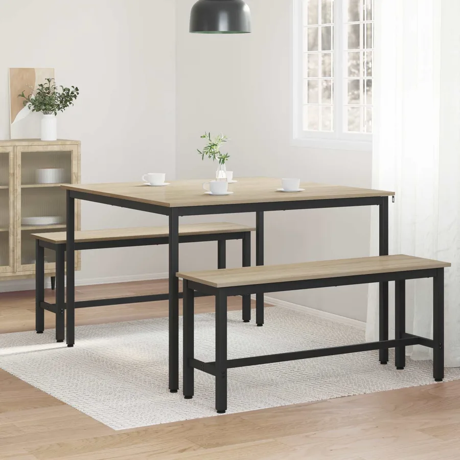 Table de salle à manger / Table de repas 110 x 110 x 75 cm - 4