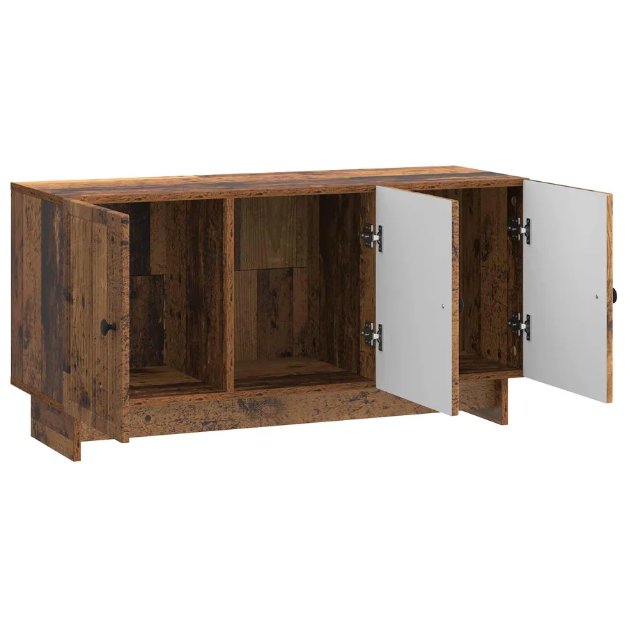 Meuble TV Bois ancien 99 x 34,5 x 50 cm Bois d'ingénierie - 5