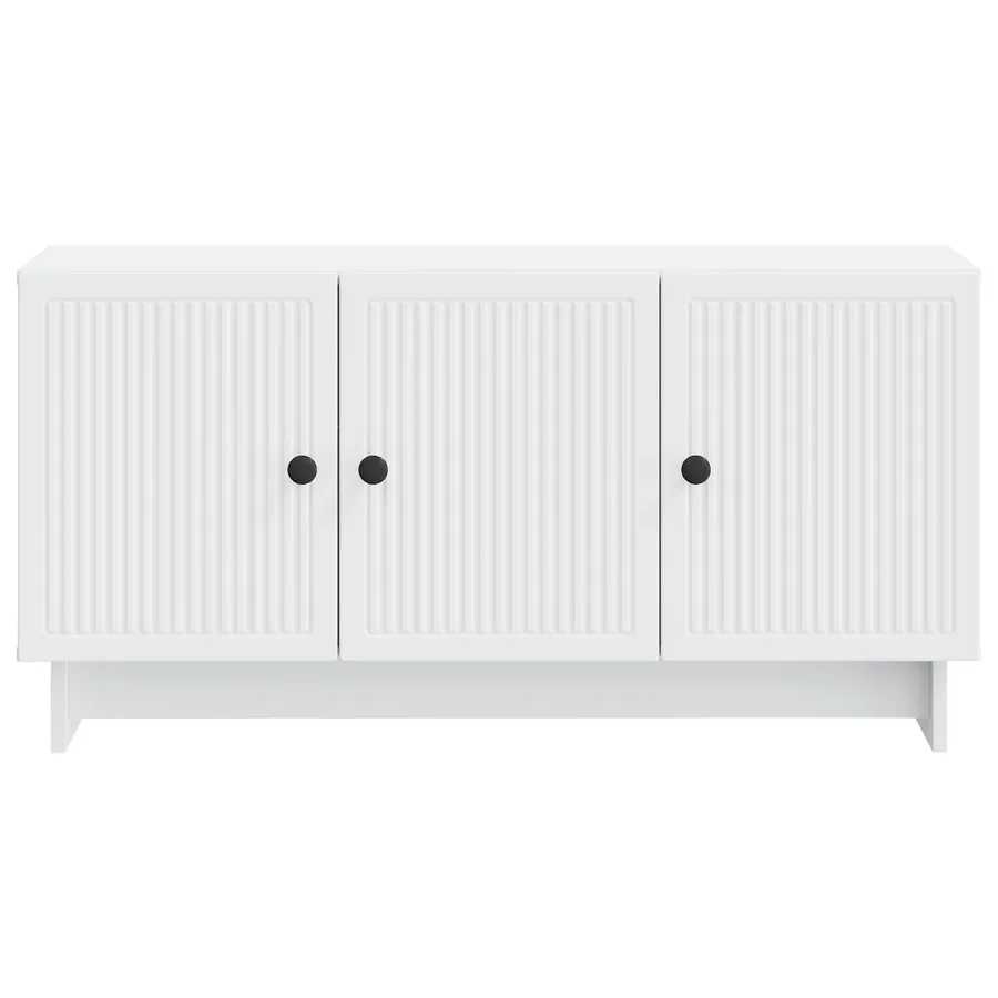 Meuble TV Blanc 99 x 34,5 x 50 cm Bois d'ingénierie - 6