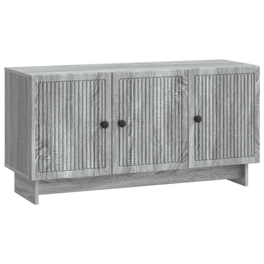 Meuble TV Sonoma gris 99 x 34,5 x 50 cm Bois d'ingénierie - 2