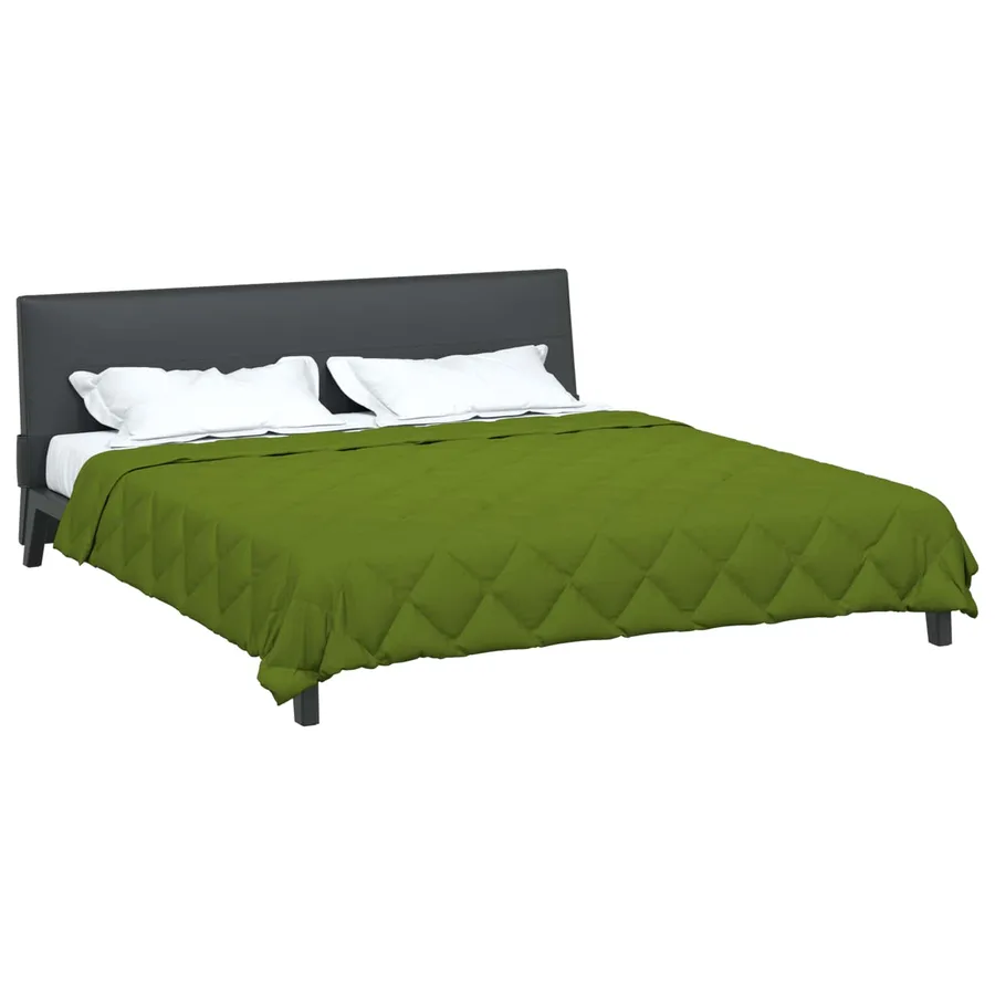 Duvet complet toute l'année Vert 200 x 240 cm Microfibre - 3