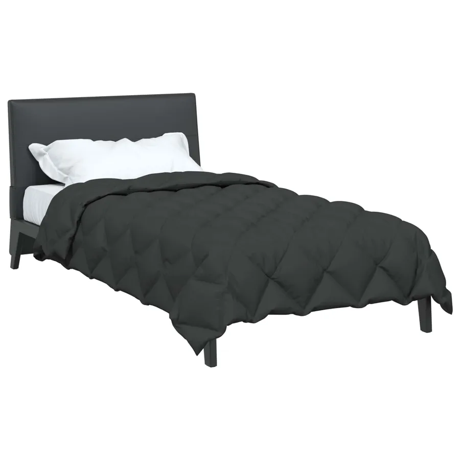 Duvet d'hiver Anthracite 135 x 220 cm Microfibre - 3