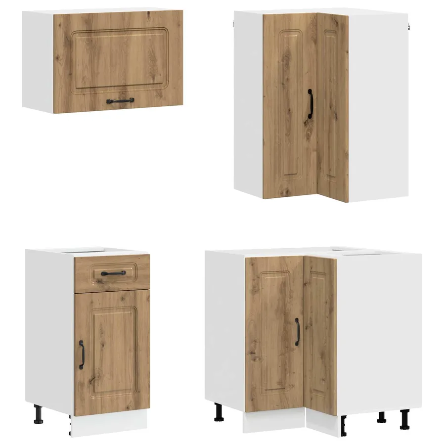 Unité de cuisine KALMAR 8 pcs Chêne artisanal Bois d'ingénierie - 4