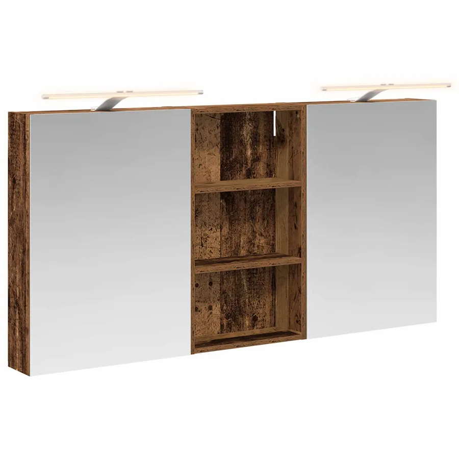 Ensemble de Meubles de Salle de Bain 3 pcs 140 x 14,5 x 70 cm - 2