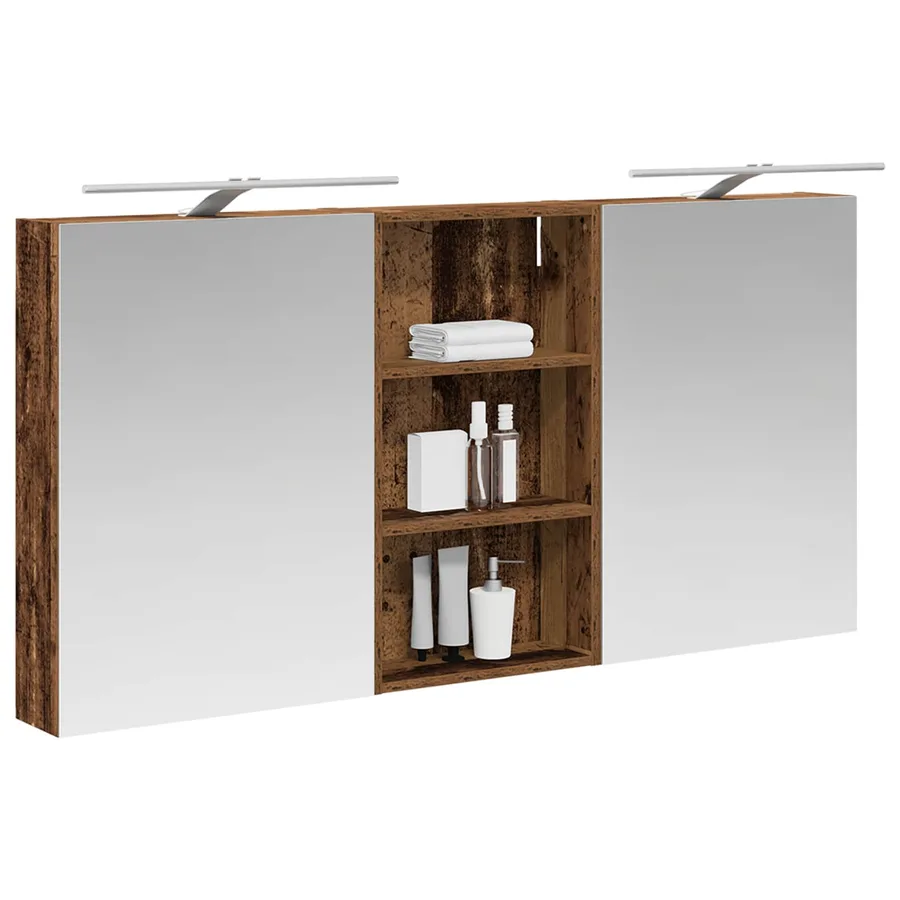 Ensemble de Meubles de Salle de Bain 3 pcs 140 x 14,5 x 70 cm - 3