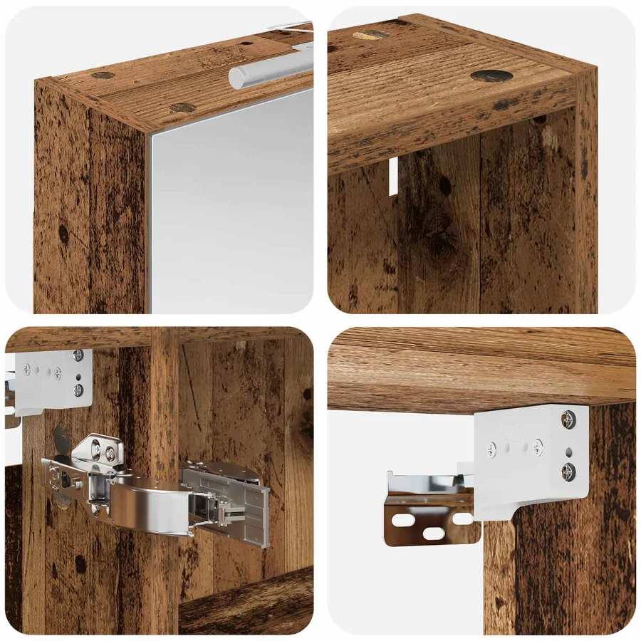 Ensemble de Meubles de Salle de Bain 3 pcs 140 x 14,5 x 70 cm - 8
