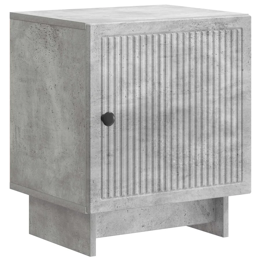 Cabinet de chevet 2 pcs Gris béton 43 x 34,5 x 50 cm - 5
