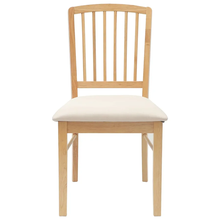 Chaises de salle à manger 2 pcs Naturel 50 x 52,5 x 91 cm - 5