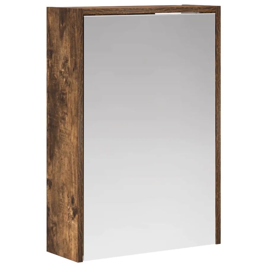 Armoire Miroir de Salle de Bain Chêne fumé 43 x 16 x 62.5 cm - 2