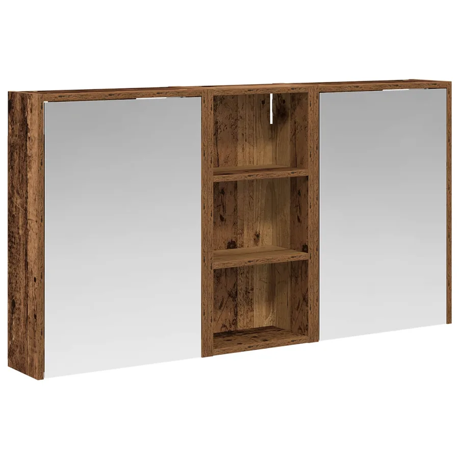 Ensemble de Meubles de Salle de Bain 3 pcs 116 x 16 x 62,5 cm - 2
