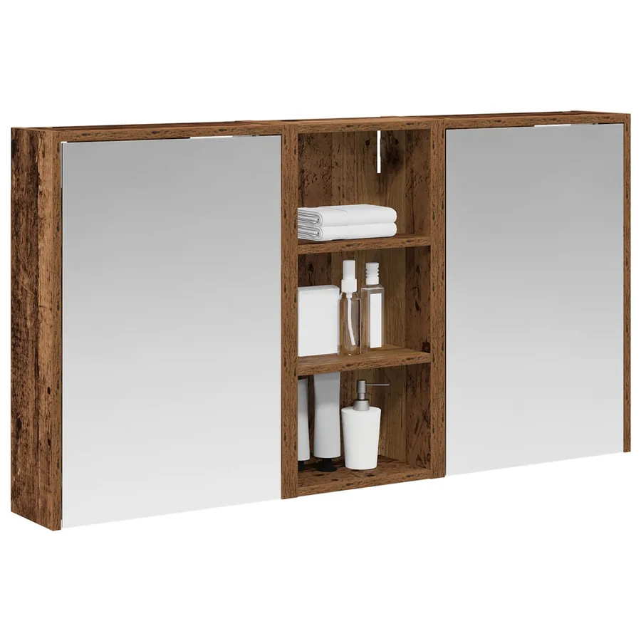 Ensemble de Meubles de Salle de Bain 3 pcs 116 x 16 x 62,5 cm - 3