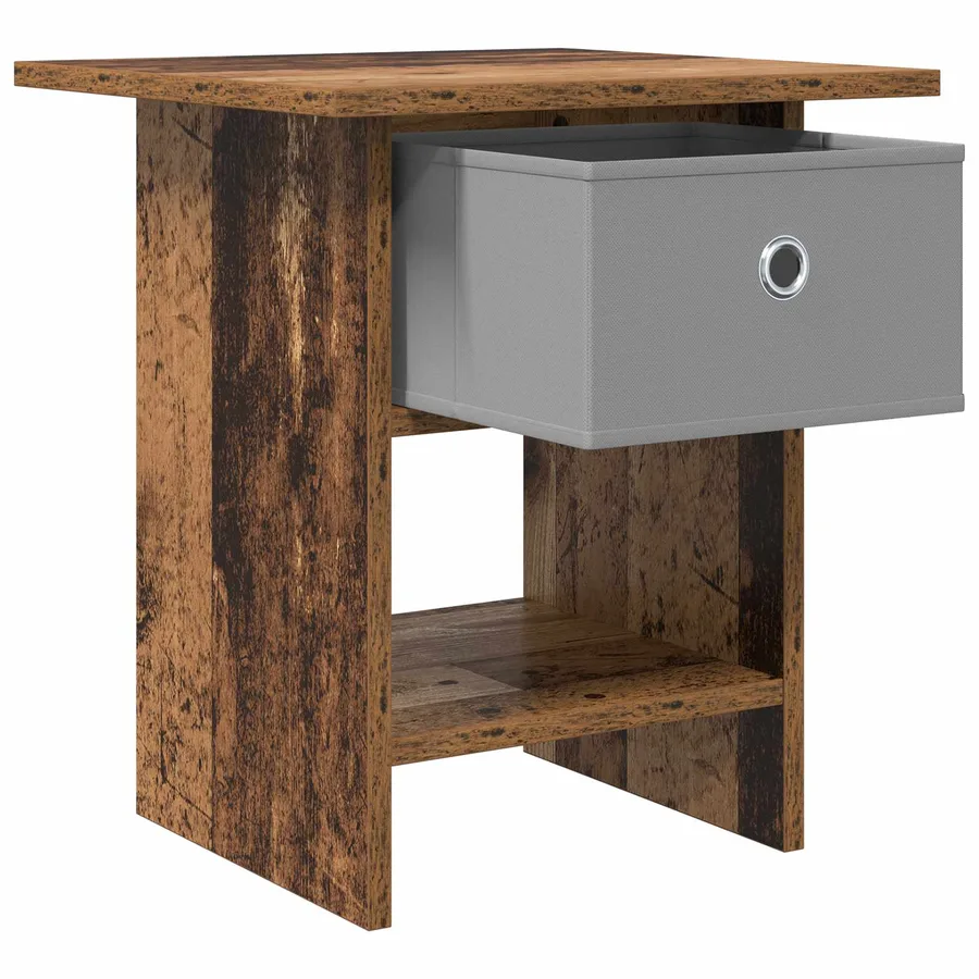 Table de chevet Bois ancien 41 x 40 x 45 cm Bois d'ingénierie - 5