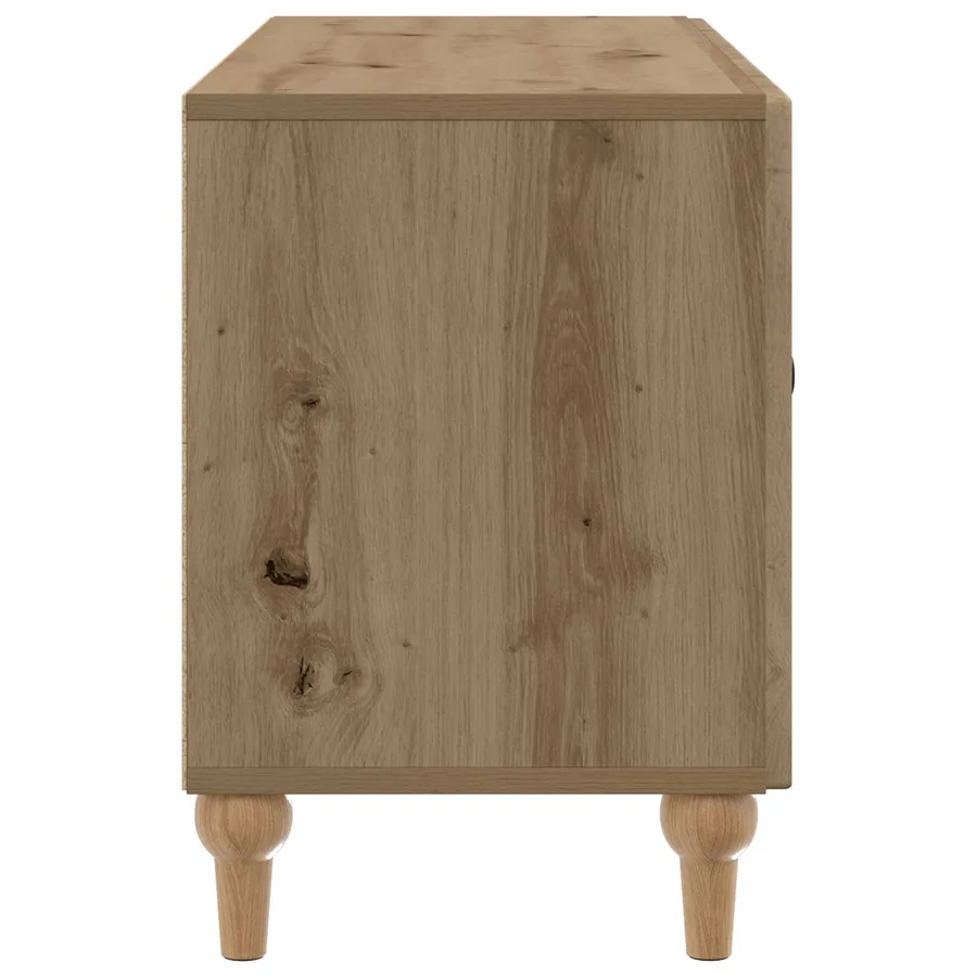 Meuble TV 99 x 34,5 x 50 cm Chêne artisanal Bois d'ingénierie - 7
