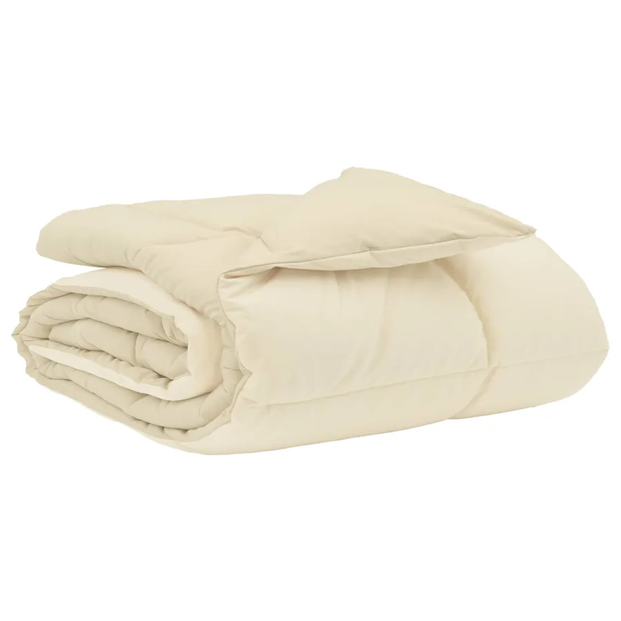 Duvet d'été simple Matelassé Crème 140 x 200 cm Microfibre - 2