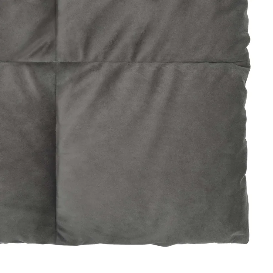 Duvet d'été simple Matelassé Gris clair 155 x 200 cm Microfibre - 6