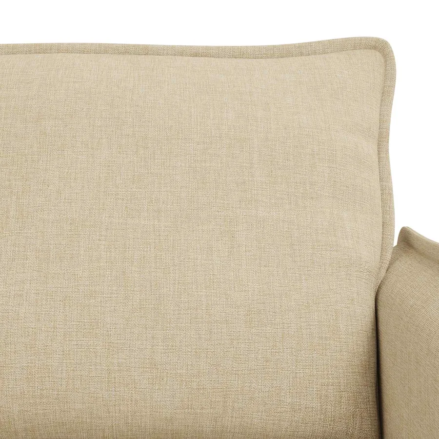 Ensemble de Canapés 2 pcs Crème 136 x 82 x 85 cm Tissu - 6