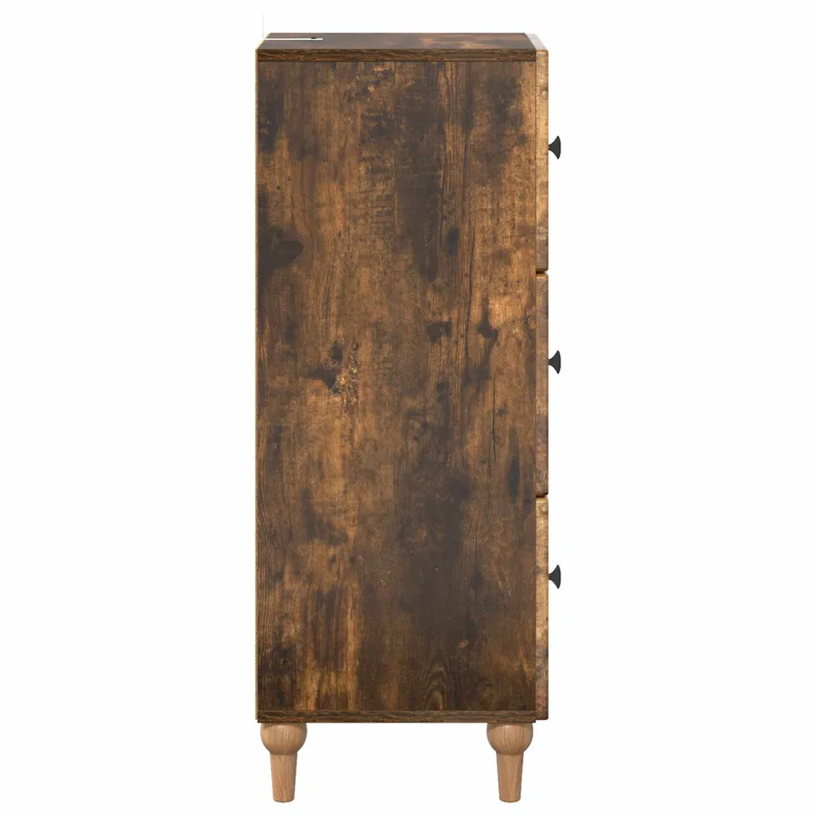 Armoire à tiroirs Chêne fumé 33 x 34,5 x 90 cm - 7