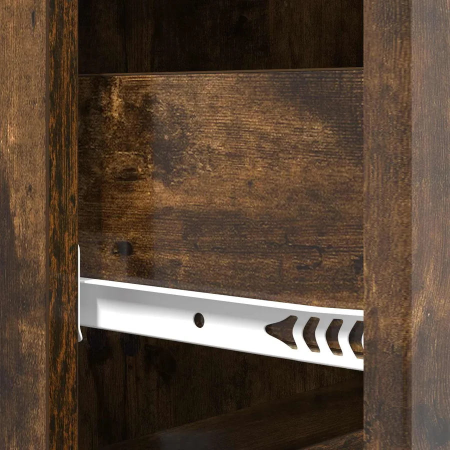Armoire à tiroirs Chêne fumé 33 x 34,5 x 90 cm - 8