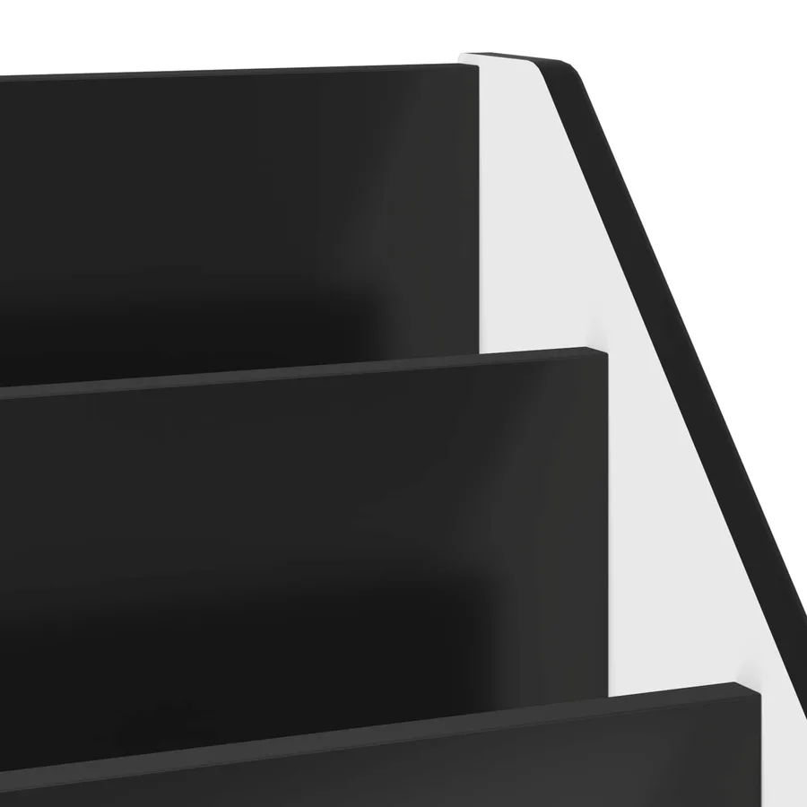 Bibliothèque pour enfants Noir 72,5 x 29,5 x 69 cm - 9