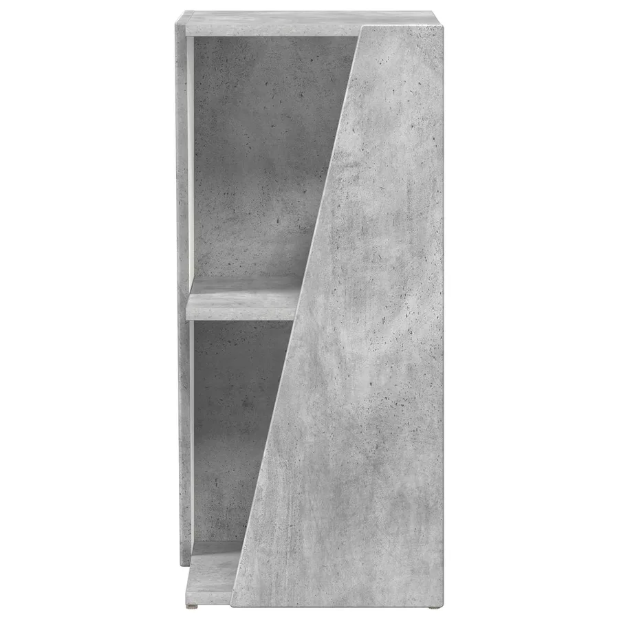 Étagère latérale Gris béton 33 x 32 x 70,5 cm Bois d'ingénierie - 5