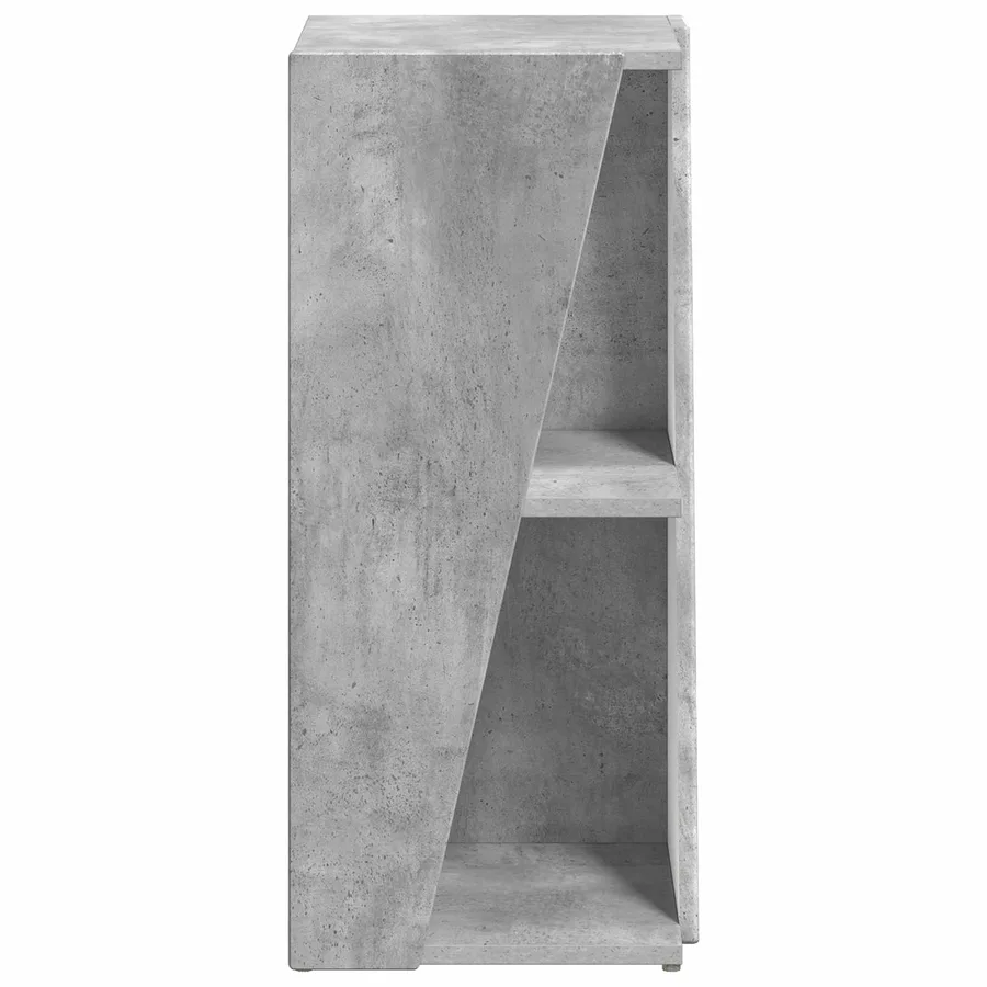 Étagère latérale Gris béton 33 x 32 x 70,5 cm Bois d'ingénierie - 6