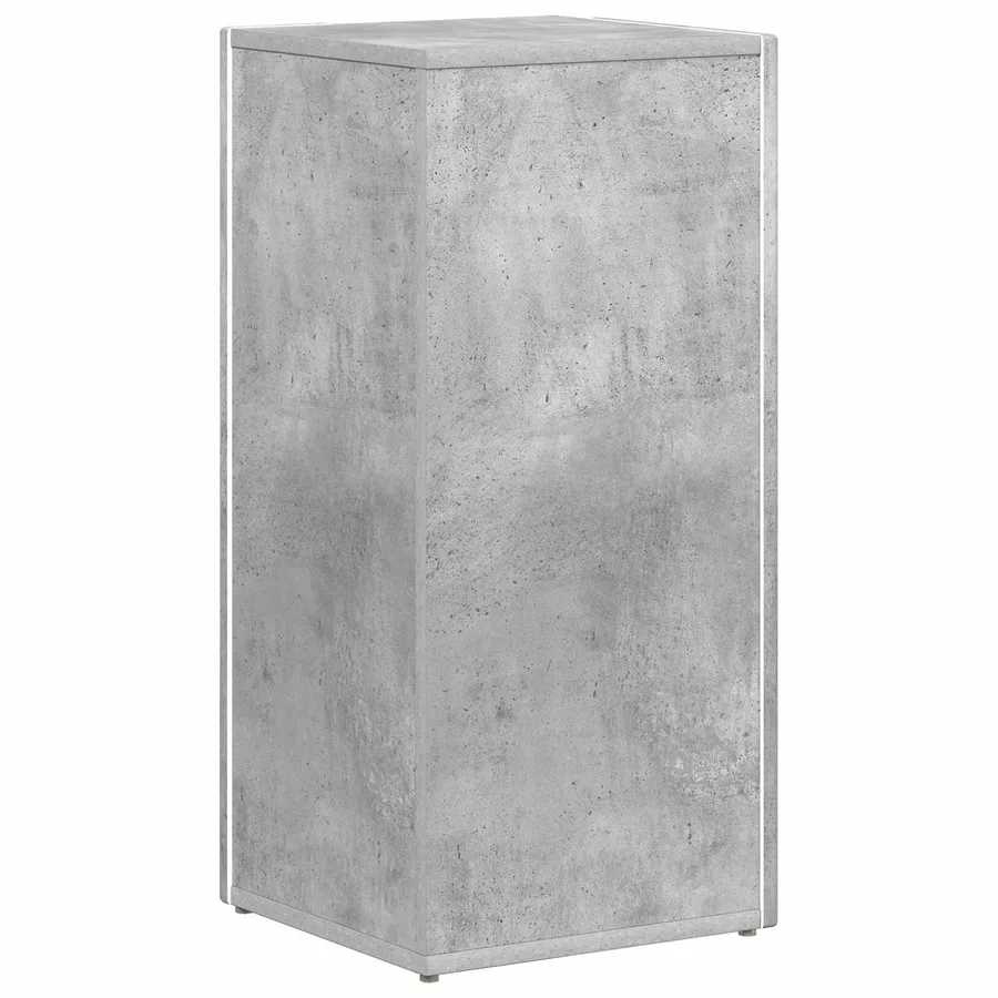 Étagère latérale Gris béton 33 x 32 x 70,5 cm Bois d'ingénierie - 7