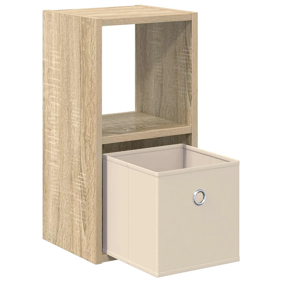 Table de chevet avec tiroir Chêne Sonoma 25,5 x 22 x 49,5 cm - 5