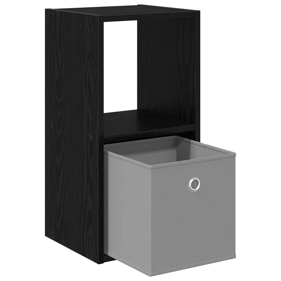 Table de chevet avec tiroir Chêne noir 30,5 x 27 x 59,5 cm - 5