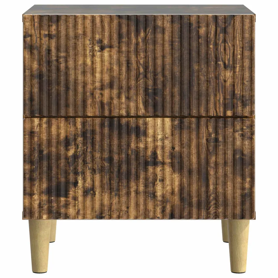 Cabinet de chevet 2 pcs Chêne fumé 43 x 34,5 x 48 cm - 7