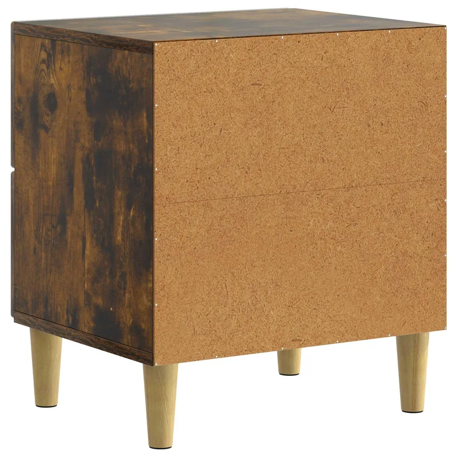 Cabinet de chevet 2 pcs Chêne fumé 43 x 34,5 x 48 cm - 9