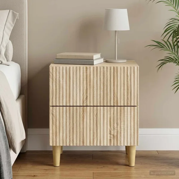 Cabinet de chevet avec tiroir Chêne Sonoma 43 x 34,5 x 48 cm
