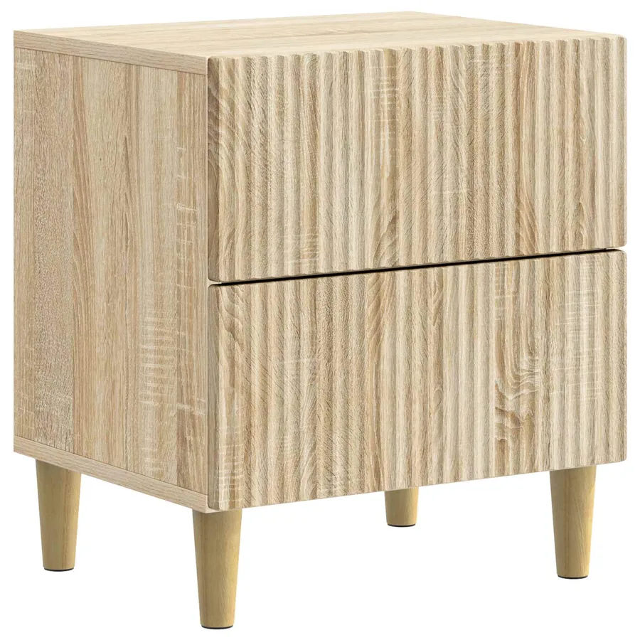 Cabinet de chevet avec tiroir Chêne Sonoma 43 x 34,5 x 48 cm - 2