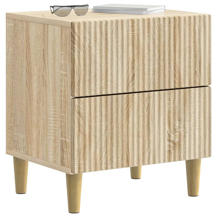 Cabinet de chevet avec tiroir Chêne Sonoma 43 x 34,5 x 48 cm - 3