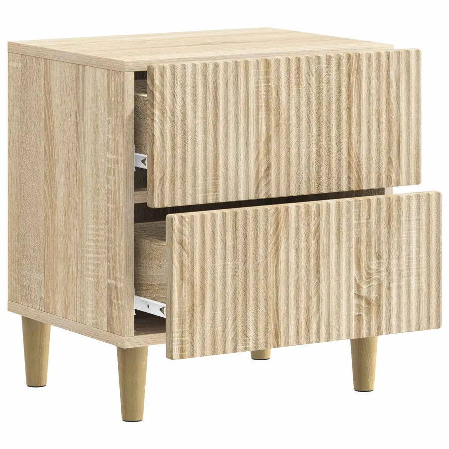 Cabinet de chevet avec tiroir Chêne Sonoma 43 x 34,5 x 48 cm - 4