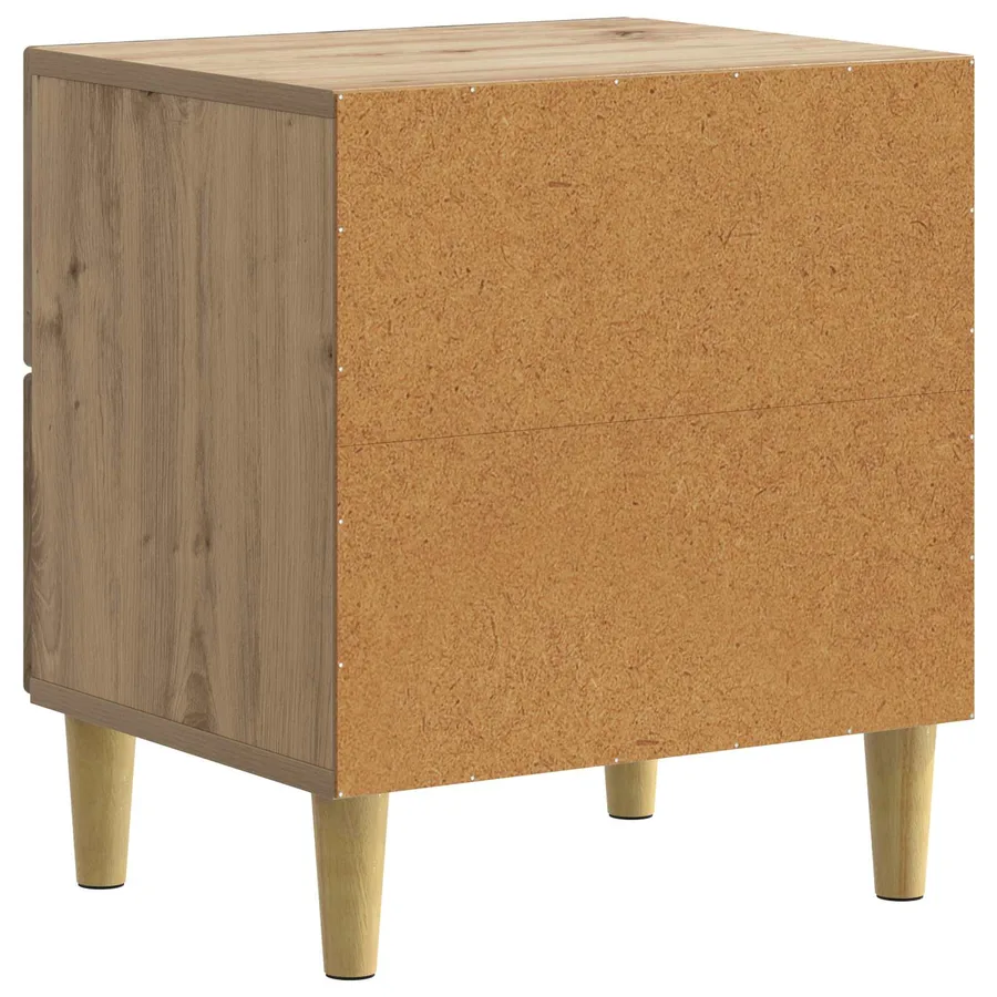 Cabinet de chevet Chêne artisanal 43 x 34,5 x 48 cm - 7