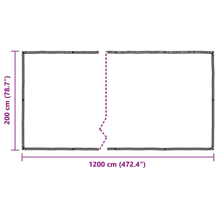 Couverture pour plantes Transparent 2 x 12 m PE - 8