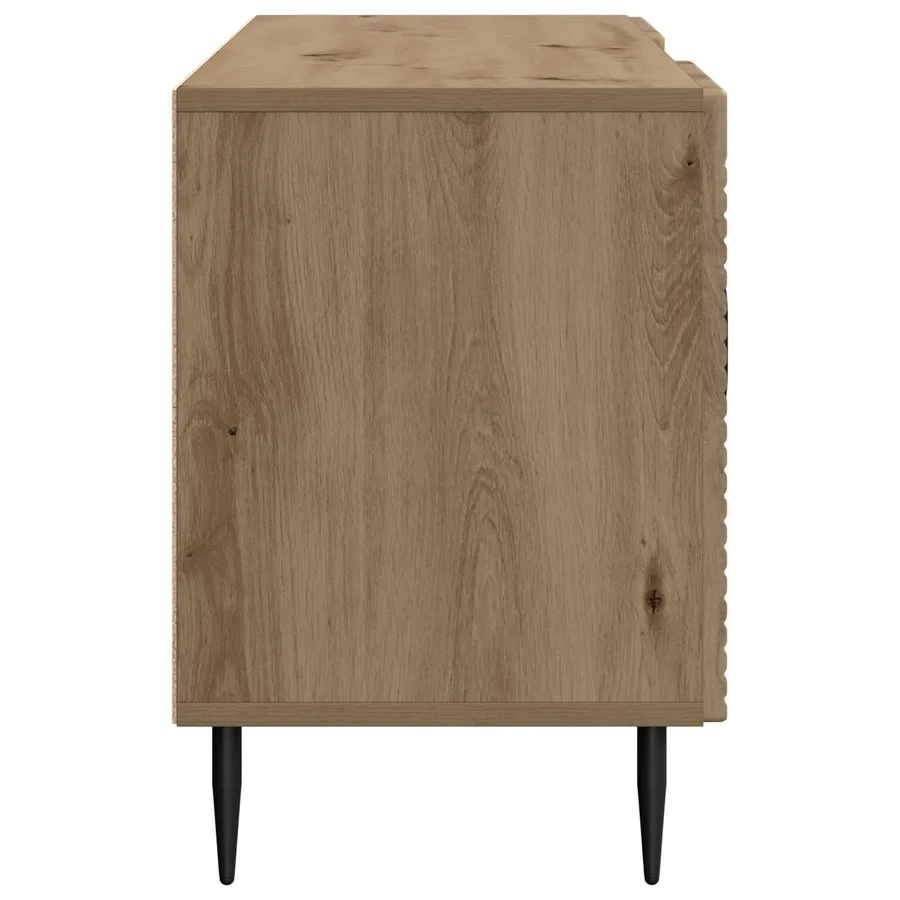 Meuble TV 102 x 34,5 x 50 cm Chêne artisanal Bois d'ingénierie - 7