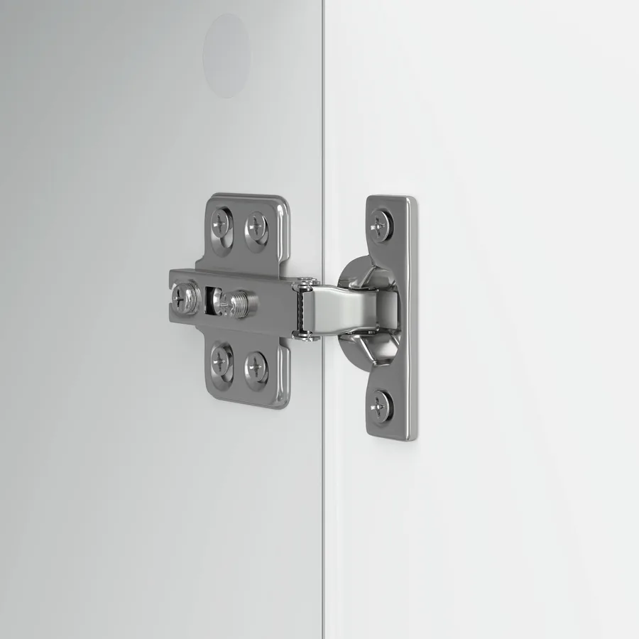 Meuble TV Blanc brillant 102 x 34,5 x 50 cm Bois d'ingénierie - 9