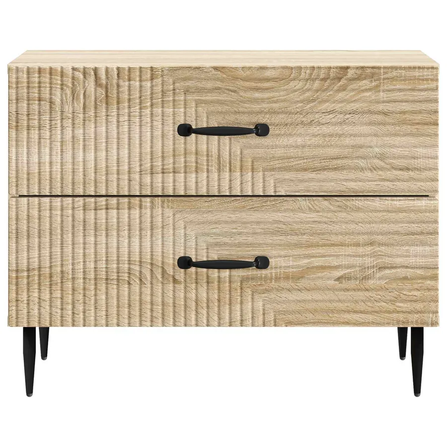 Cabinet de chevet avec tiroir Chêne Sonoma 62 x 34,5 x 47,5 cm - 5