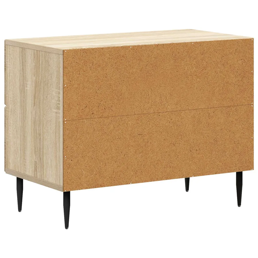 Cabinet de chevet avec tiroir Chêne Sonoma 62 x 34,5 x 47,5 cm - 7