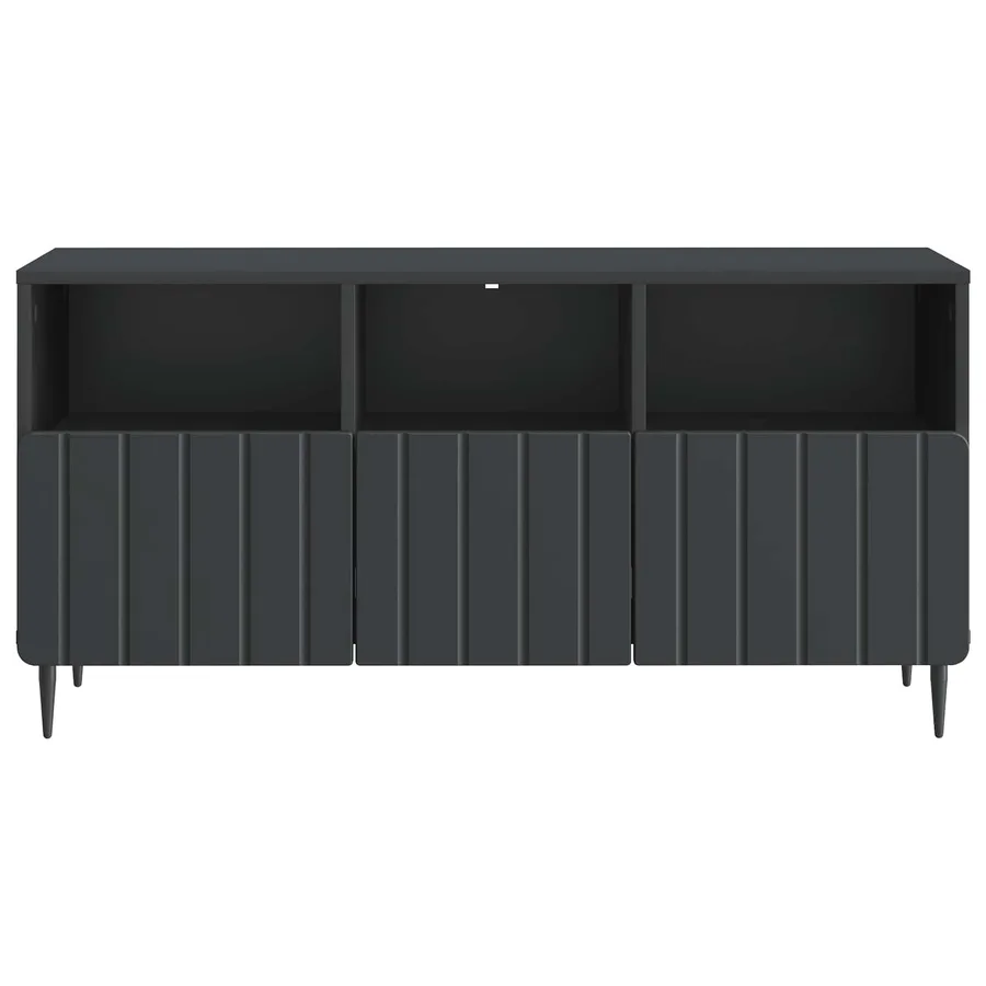 Meuble TV avec tiroir Noir 102 x 34,5 x 50 cm Bois d'ingénierie - 6