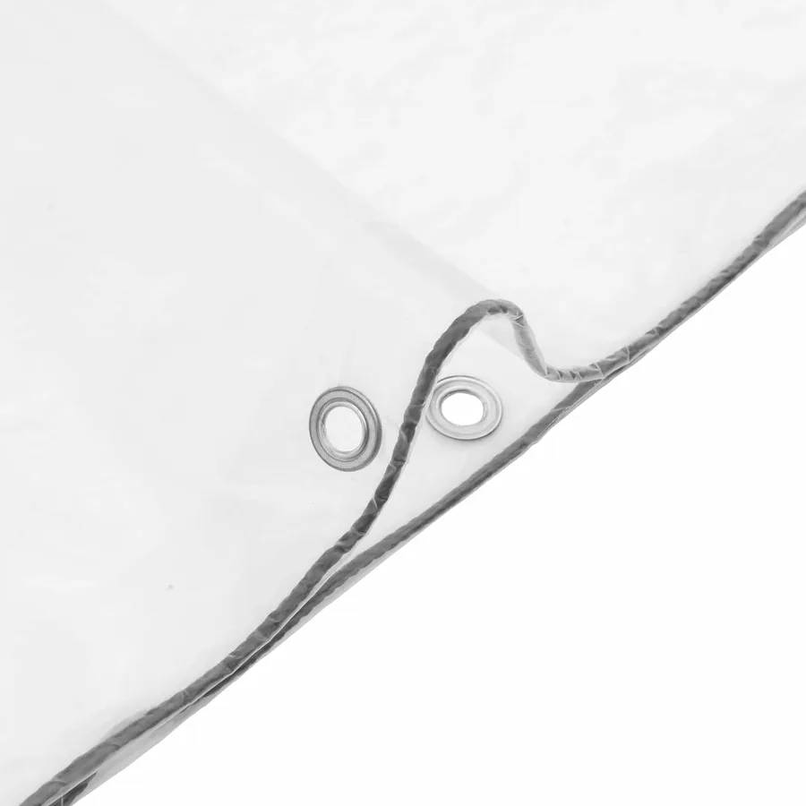 Bâche avec œillets Transparent 5 x 5 m Polyéthylène - 5