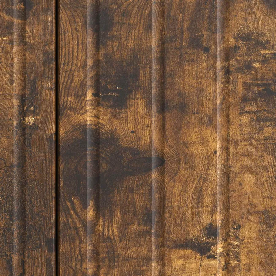 Meuble TV Chêne fumé 99 x 34,5 x 52 cm Bois d'ingénierie - 8