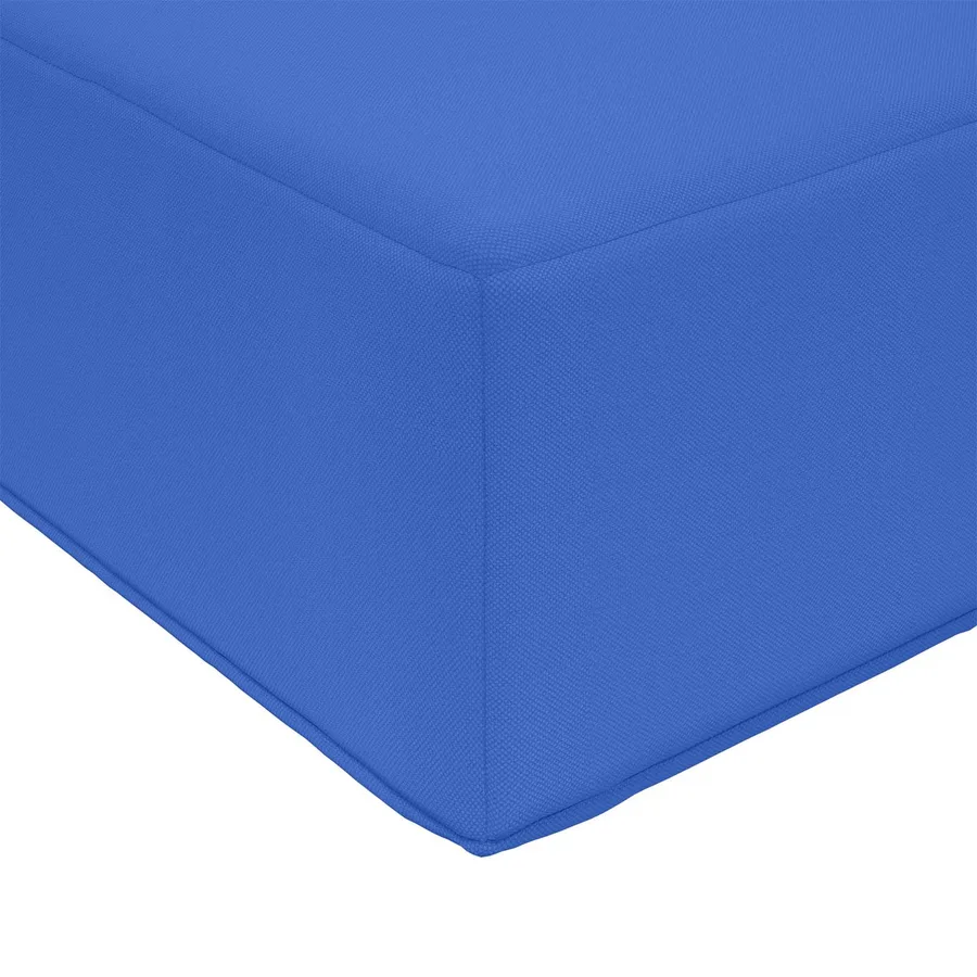 Coussin de canapé d'extérieur Bleu royal 80 x 80 x 8 cm - 6