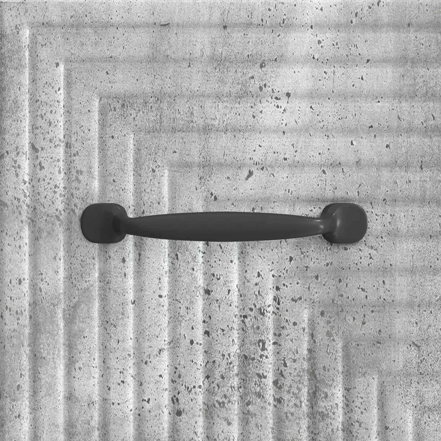 Meuble TV Gris béton 102 x 34,5 x 50 cm Bois d'ingénierie - 8